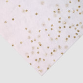 Blush Roze Wit Peach Ombre Goud Confetti Tissuepapier (Detail)