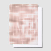 Blush roze witte Abstracte strepen bruiloft Vellum Uitnodigingen (Offset)