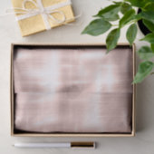  Blush Roze Witte Abstracte Strepen Tissuepapier (Geschenk)