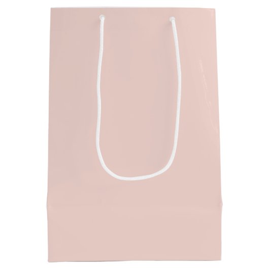 Blush Roze Witte Diamanten Trouwjurk Medium Cadeauzakje (Achterkant)