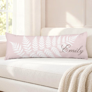 Blush Roze Witte Varens Elegante Minimalist Lichaamskussen