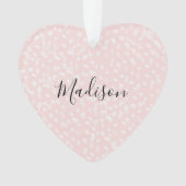 Blush roze witte vlekken ornament (voorkant)