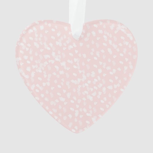 Blush roze witte vlekken ornament (achterkant)