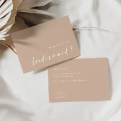 Blush Roze zal je mijn Bridesmaid-uitnodiging zijn Kaart