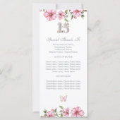 Blush Roze Zilver Mis Quince Quiñceanera (Achterkant)
