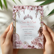 Blush Roze Zilveren Tiara Bloemachtige Quinceañera