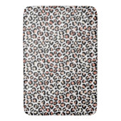 Blush roze zwarte witte led-kleurenprinter badmat (Voorkant Verticaal)