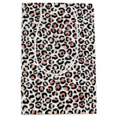 Blush roze zwarte witte led-kleurenprinter         medium cadeauzakje (Voorkant)