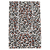 Blush roze zwarte witte led-kleurenprinter         medium cadeauzakje (Achterkant)