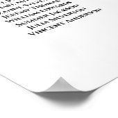 Blush Rozen 18 Table Wedding Seating Chart Poster (Hoek)