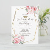 Blush Rozen, Afstudeerder Pet, Afstuderen Kaart (Staand voorkant)