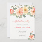 Blush Rozen Afstuderen Kaart (Voorkant)