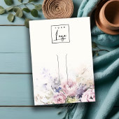 Blush Rozen Bloemen Logo Haarspeld Sieraden Displa Visitekaartje