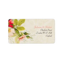  Blush Rozen Boeket Bloemen Bruiloft Etiket