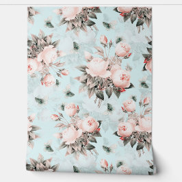 Blush Rozen  Boeketten Rococo Garden Behang