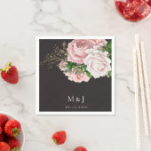 blush rozen elegant bruiloft papier servet (Insitu)