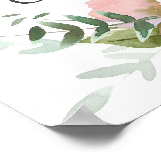 Blush Rozen en pony's Firmze Welkomstteken Poster (Hoek)