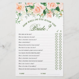 Blush Rozen Floral Double Sided Vrijgezellenfeest