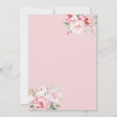 Blush Rozen Goud Lijst Pensioen Kaart (Achterkant)