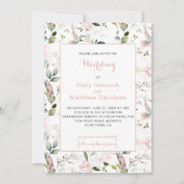 Blush Rozen Hummingbird Sage Greenery Wedding