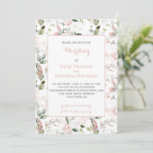Blush Rozen Hummingbird Sage Greenery Wedding (Staand voorkant)