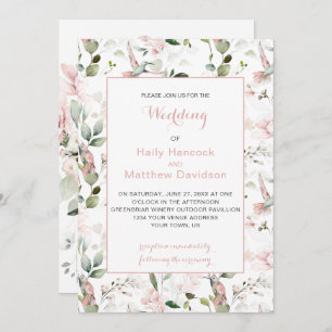 Blush Rozen Hummingbird Sage Greenery Wedding