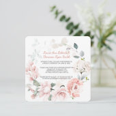 Blush Rozen Hummingbird Sage Greenery Wedding (Staand voorkant)