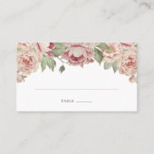 Blush Rozen Kaarten Plaatskaartje (Voorkant)