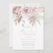 Blush Rozen mooi Vrijgezellenfeest Kaart (Voorkant)