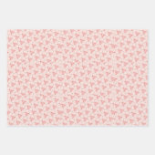 Blush Rozen Roze Bloemen cadeau Inpakpapier Vel (Voorkant 3)