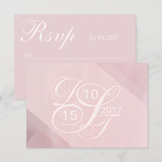 Blush RSVP (Voorkant / Achterkant)