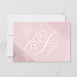 Blush RSVP Kaartje