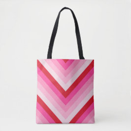 Blush Rush Chevron Tote Bag