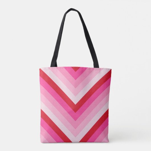 Blush Rush Chevron Tote Bag (Achterkant)