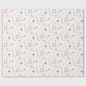 Blush Rustic Fairy Garden Cadeaupapier (Vlak)