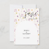 Blush Rustic Fairy Garden Save The Date (Voorkant)