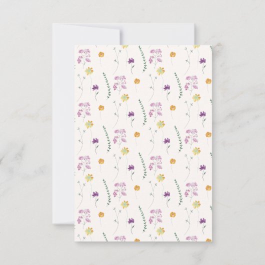 Blush Rustic Fairy Garden Save The Date (Achterkant)