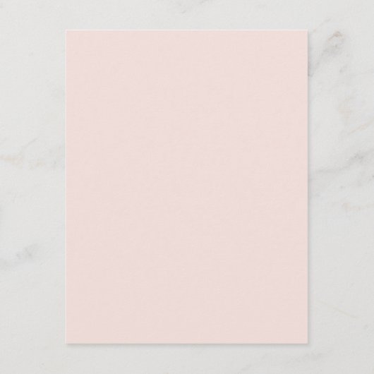 Blush rustieke Monogram krans bruiloft receptie Informatiekaartje (Achterkant)