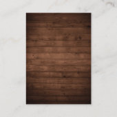 Blush Rustige houtflora Geometrische botanische Informatiekaartje (Achterkant)