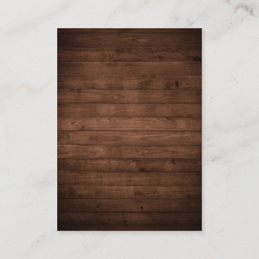 Blush Rustige houtflora Geometrische botanische Informatiekaartje (Achterkant)