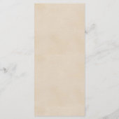 Blush Sage Floral Wedding Menu (Achterkant)