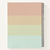 Blush Sage Gradiënt Olivia Naam Notitieboek (Achterkant)