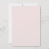 Blush Sage Krans Bruiloft Kaart (Achterkant)