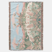 Blush & Sage Vlinderweide Deken (Voorkant Verticaal)