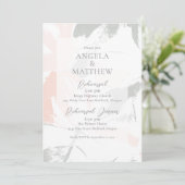 Blush Sage Waterverf Abstract Kaart (Staand voorkant)