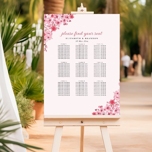 Blush Sakura Wedding – Spring Floral Poster