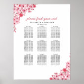 Blush Sakura Wedding – Spring Floral  Poster (Voorkant)