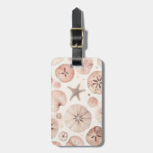 Blush Sand Dollar Strand Bagagelabel (Voorkant verticaal)