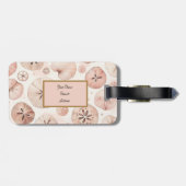 Blush Sand Dollar Strand Bagagelabel (Achterkant horizontaal)