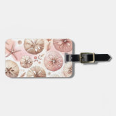 Blush Sand Dollars Star Fish Bagagelabel (Voorkant horizontaal)